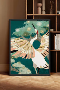 HOMEPACK Ahşap Çerçeveli Tablo Çerçeveli Poster Sanatsal Modern Duvar Dekoru BEK-8142