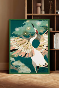 HOMEPACK Ahşap Çerçeveli Tablo Çerçeveli Poster Sanatsal Modern Duvar Dekoru BEK-8142