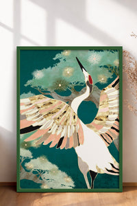 HOMEPACK Ahşap Çerçeveli Tablo Çerçeveli Poster Sanatsal Modern Duvar Dekoru BEK-8142