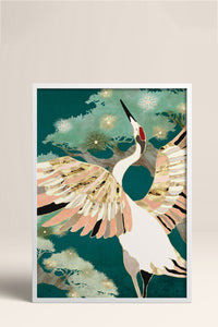 HOMEPACK Ahşap Çerçeveli Tablo Çerçeveli Poster Sanatsal Modern Duvar Dekoru BEK-8142