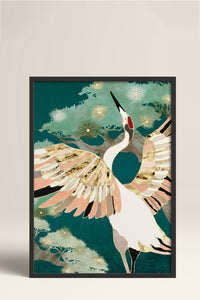 HOMEPACK Ahşap Çerçeveli Tablo Çerçeveli Poster Sanatsal Modern Duvar Dekoru BEK-8142