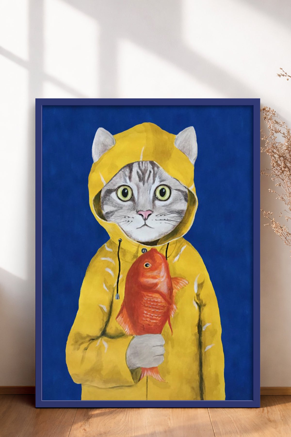 HOMEPACK Ahşap Çerçeveli Tablo Çerçeveli Poster Sanatsal Modern Duvar Dekoru BEK-8144