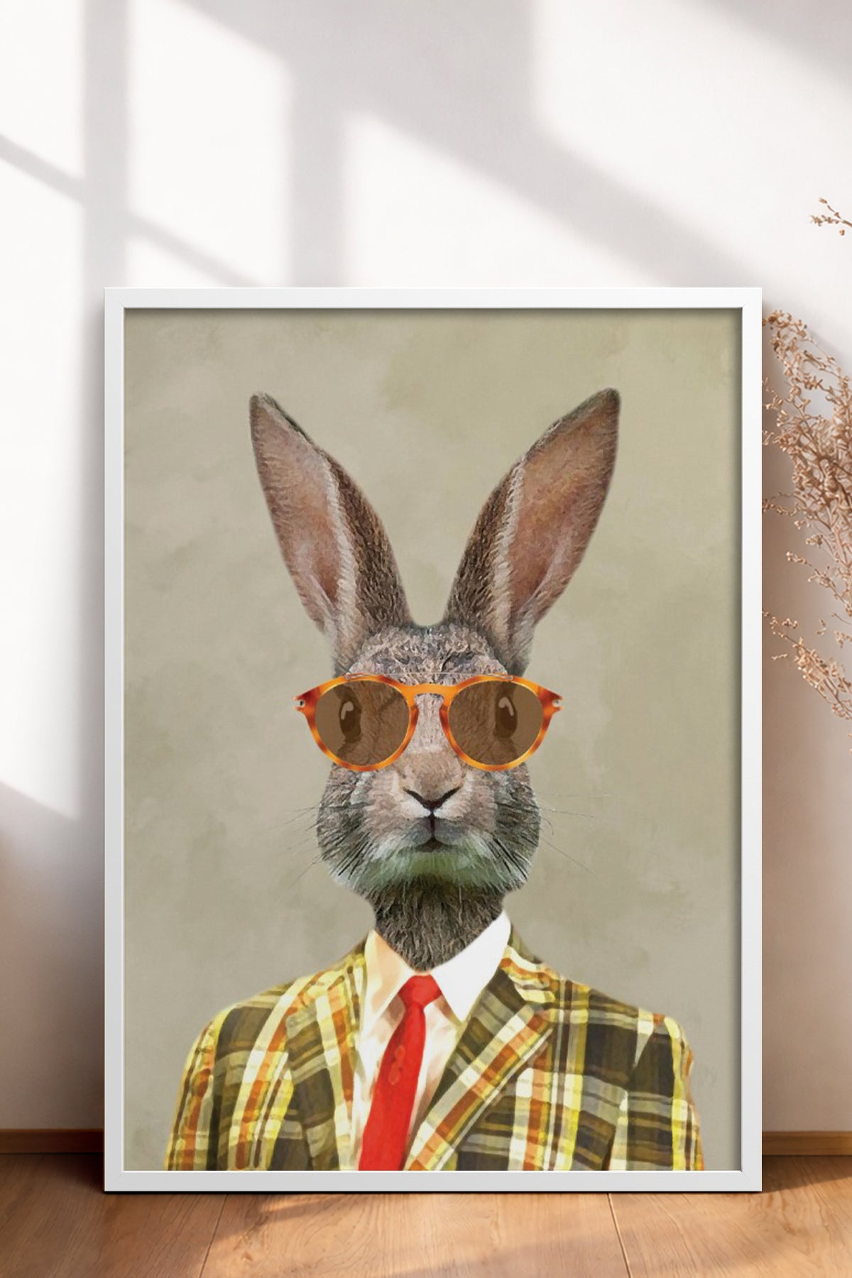 HOMEPACK Ahşap Çerçeveli Tablo Çerçeveli Poster Sanatsal Modern Duvar Dekoru BEK-8145