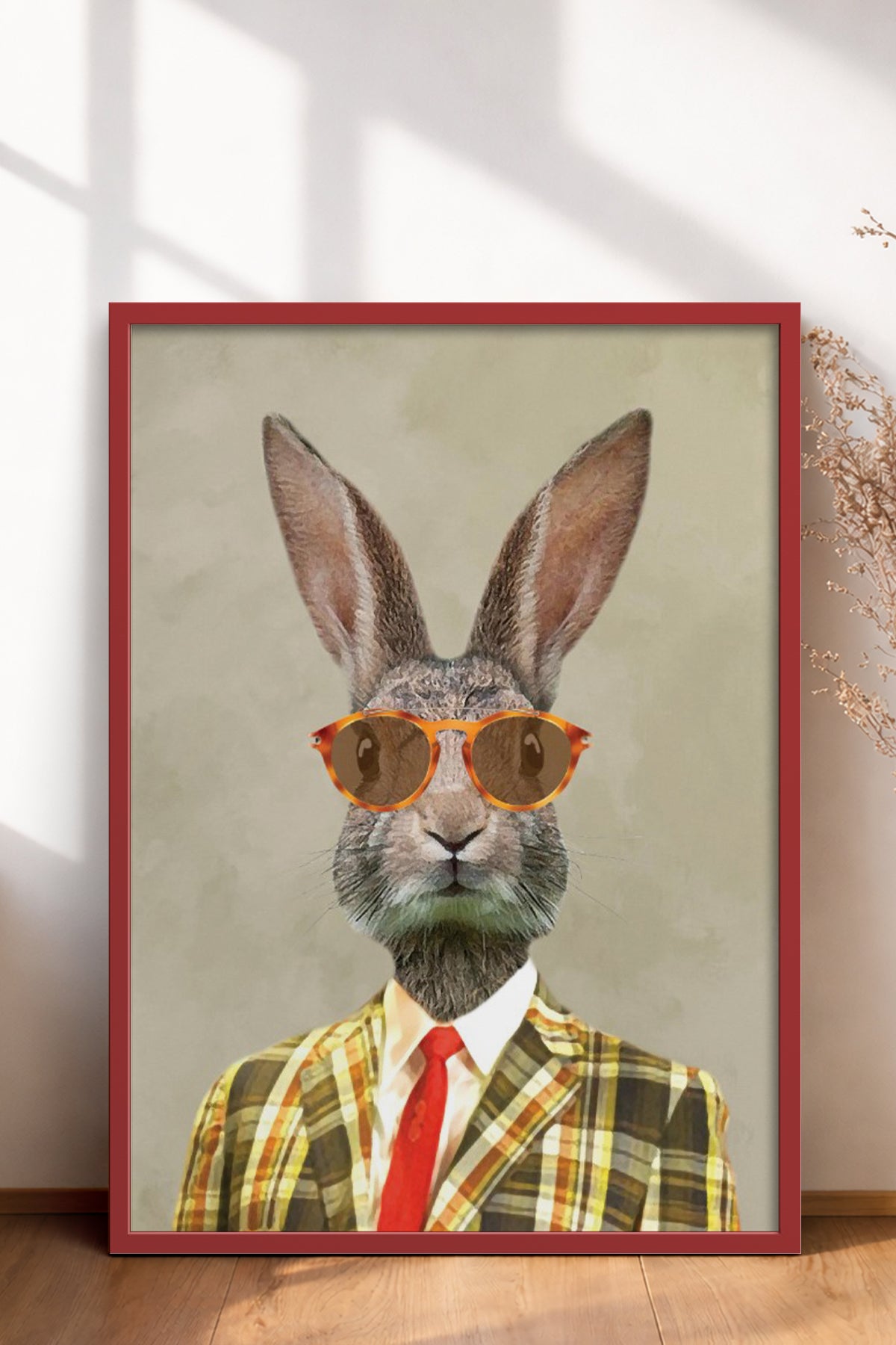 HOMEPACK Ahşap Çerçeveli Tablo Çerçeveli Poster Sanatsal Modern Duvar Dekoru BEK-8145