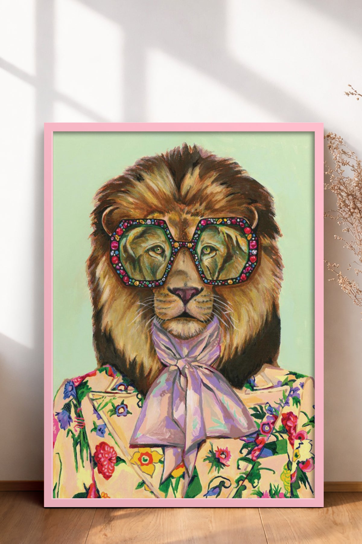 HOMEPACK Ahşap Çerçeveli Tablo Çerçeveli Poster Sanatsal Modern Duvar Dekoru BEK-8146