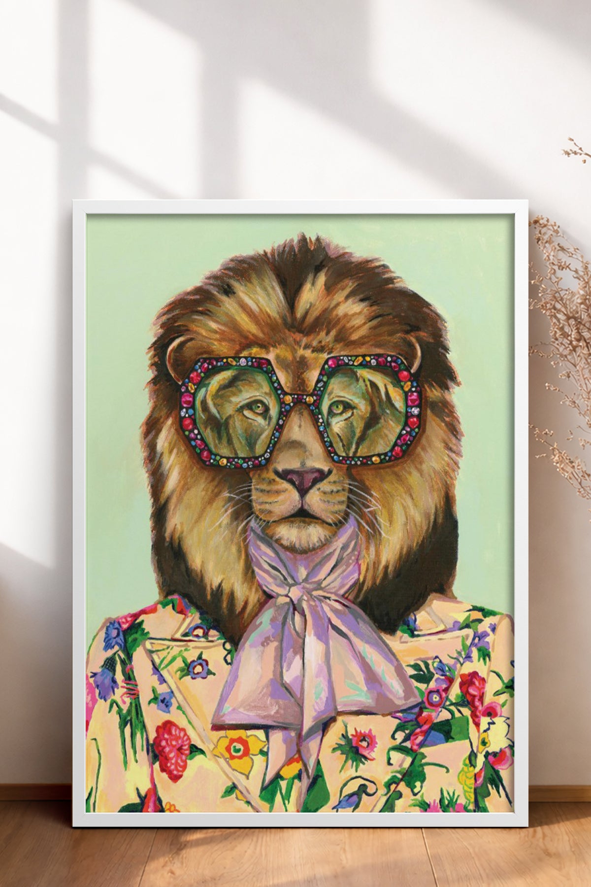 HOMEPACK Ahşap Çerçeveli Tablo Çerçeveli Poster Sanatsal Modern Duvar Dekoru BEK-8146