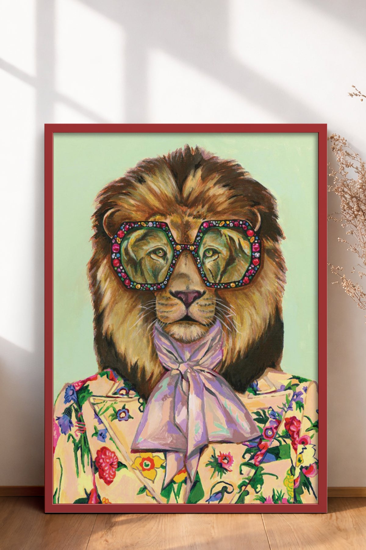 HOMEPACK Ahşap Çerçeveli Tablo Çerçeveli Poster Sanatsal Modern Duvar Dekoru BEK-8146
