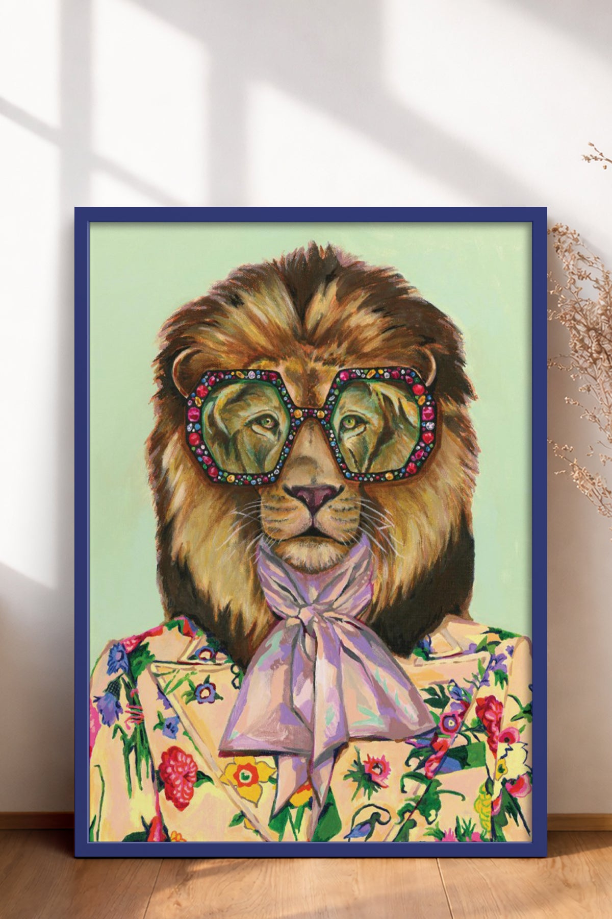 HOMEPACK Ahşap Çerçeveli Tablo Çerçeveli Poster Sanatsal Modern Duvar Dekoru BEK-8146