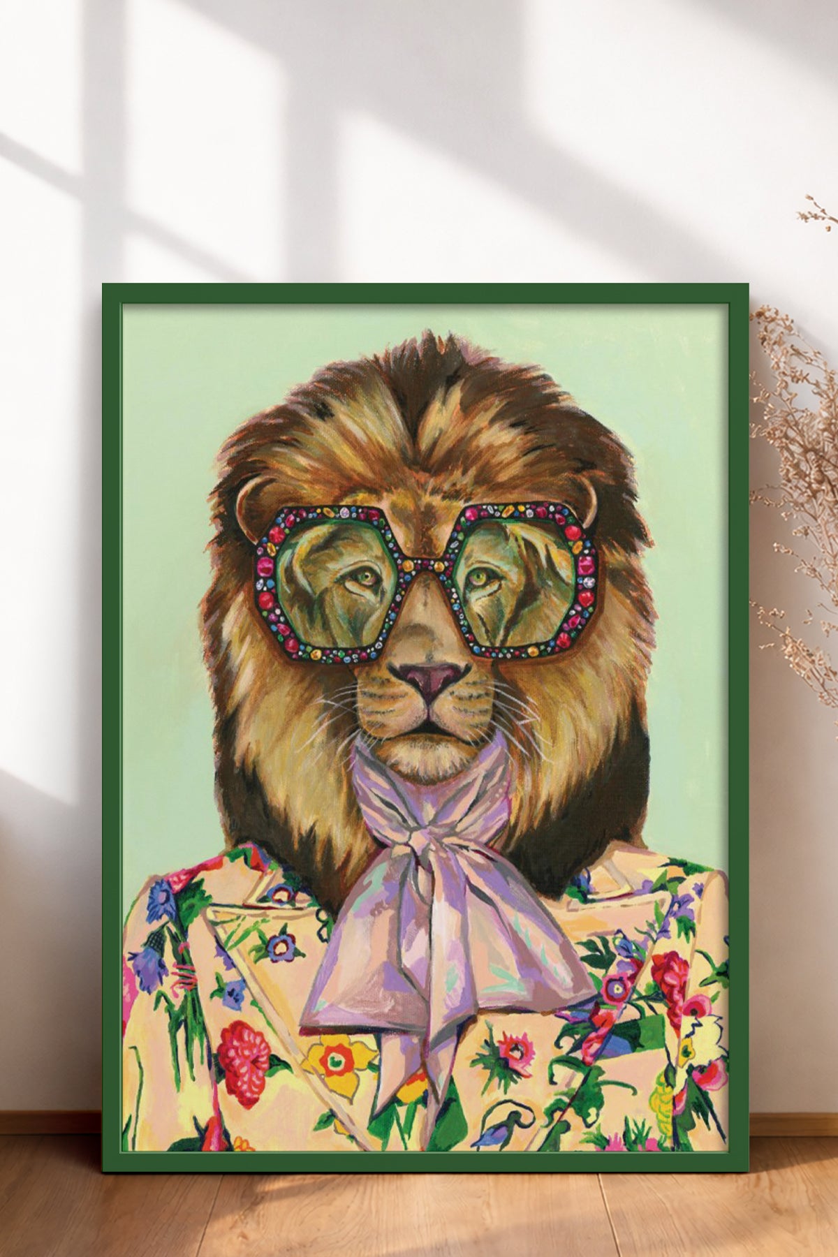 HOMEPACK Ahşap Çerçeveli Tablo Çerçeveli Poster Sanatsal Modern Duvar Dekoru BEK-8146