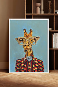HOMEPACK Ahşap Çerçeveli Tablo Çerçeveli Poster Sanatsal Modern Duvar Dekoru BEK-8147