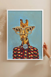 HOMEPACK Ahşap Çerçeveli Tablo Çerçeveli Poster Sanatsal Modern Duvar Dekoru BEK-8147