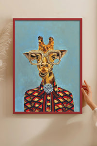 HOMEPACK Ahşap Çerçeveli Tablo Çerçeveli Poster Sanatsal Modern Duvar Dekoru BEK-8147