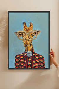 HOMEPACK Ahşap Çerçeveli Tablo Çerçeveli Poster Sanatsal Modern Duvar Dekoru BEK-8147