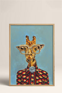 HOMEPACK Ahşap Çerçeveli Tablo Çerçeveli Poster Sanatsal Modern Duvar Dekoru BEK-8147