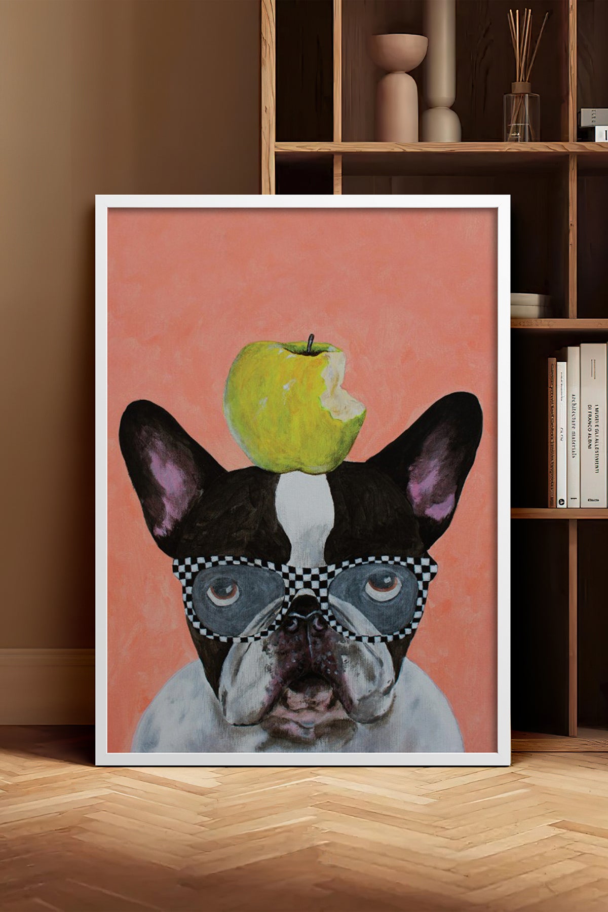 HOMEPACK Ahşap Çerçeveli Tablo Çerçeveli Poster Sanatsal Modern Duvar Dekoru BEK-8148