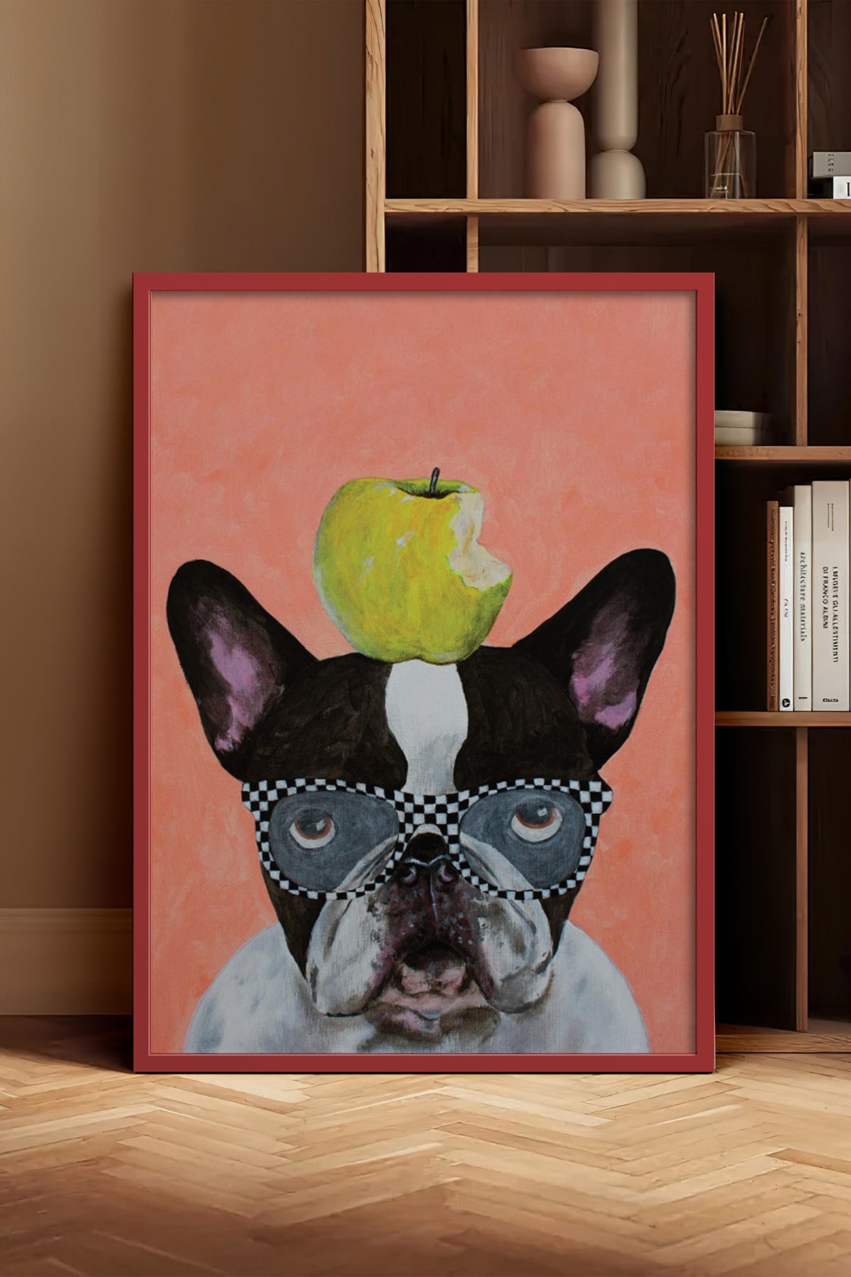 HOMEPACK Ahşap Çerçeveli Tablo Çerçeveli Poster Sanatsal Modern Duvar Dekoru BEK-8148