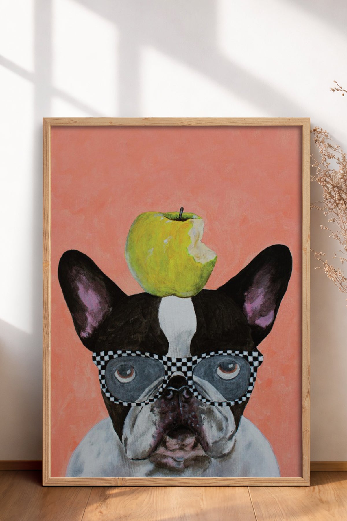HOMEPACK Ahşap Çerçeveli Tablo Çerçeveli Poster Sanatsal Modern Duvar Dekoru BEK-8148