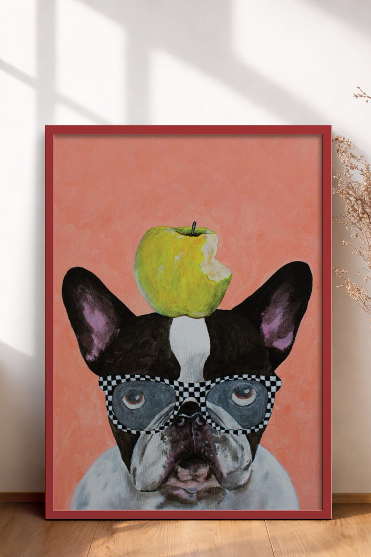 HOMEPACK Ahşap Çerçeveli Tablo Çerçeveli Poster Sanatsal Modern Duvar Dekoru BEK-8148