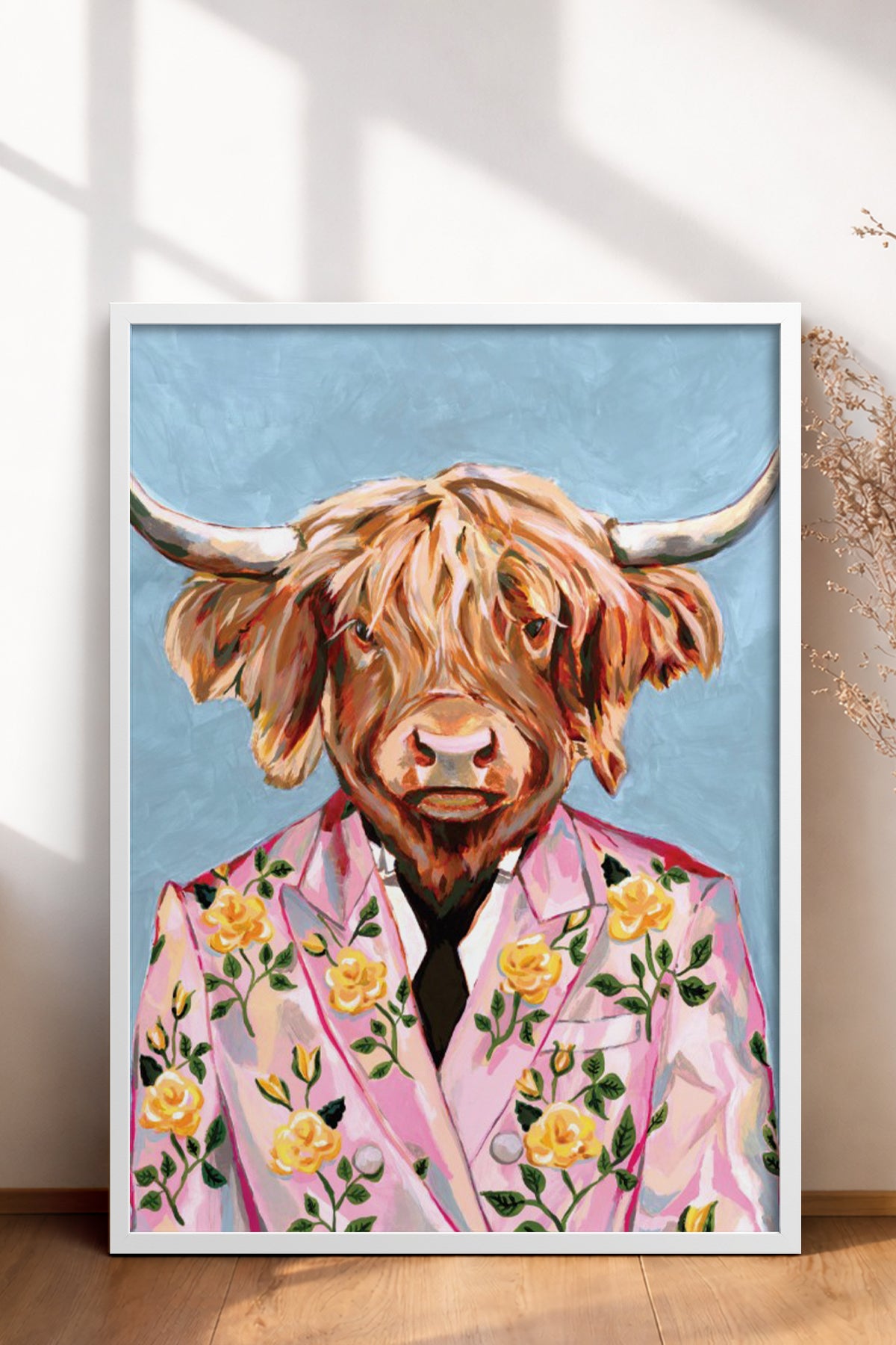 HOMEPACK Ahşap Çerçeveli Tablo Çerçeveli Poster Sanatsal Modern Duvar Dekoru BEK-8149