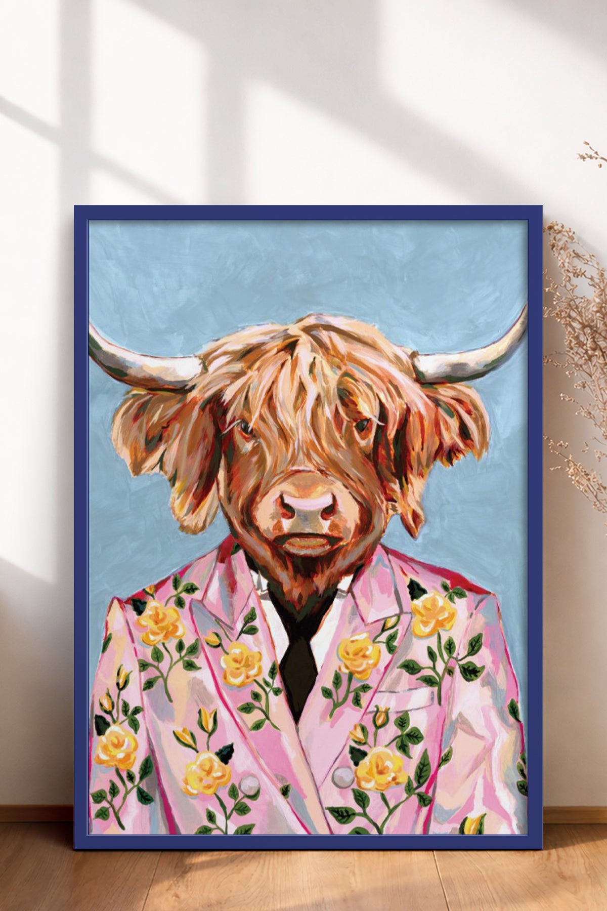 HOMEPACK Ahşap Çerçeveli Tablo Çerçeveli Poster Sanatsal Modern Duvar Dekoru BEK-8149