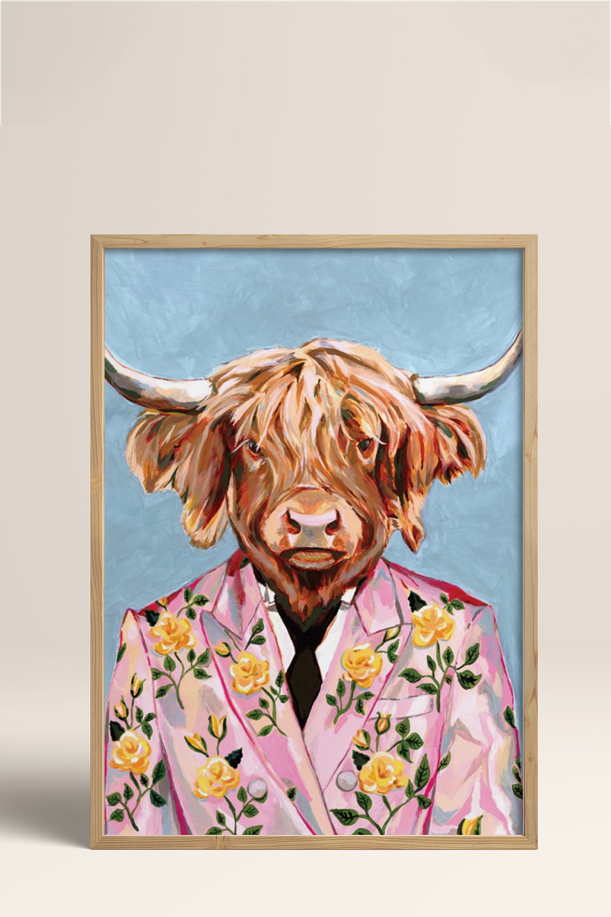 HOMEPACK Ahşap Çerçeveli Tablo Çerçeveli Poster Sanatsal Modern Duvar Dekoru BEK-8149