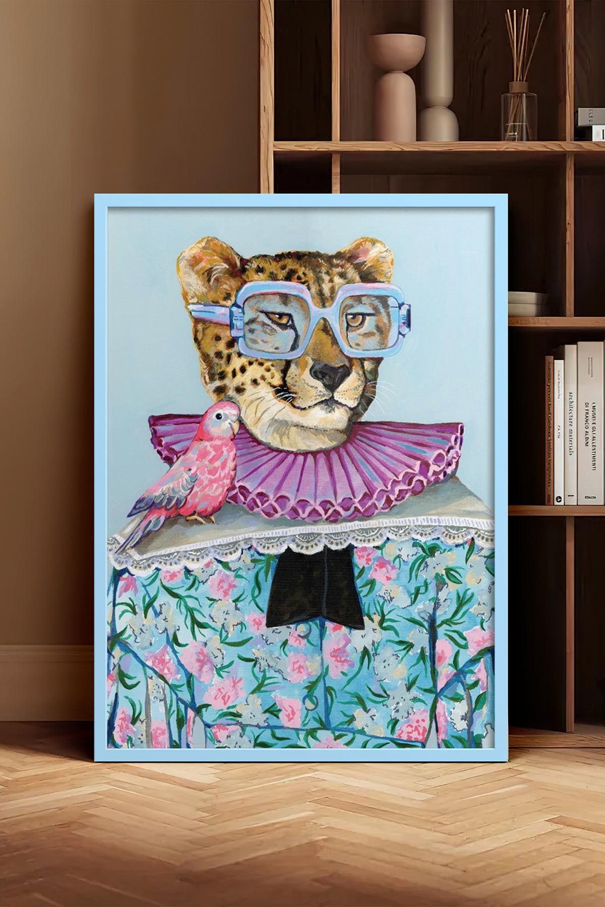 HOMEPACK Ahşap Çerçeveli Tablo Çerçeveli Poster Sanatsal Modern Duvar Dekoru BEK-8150