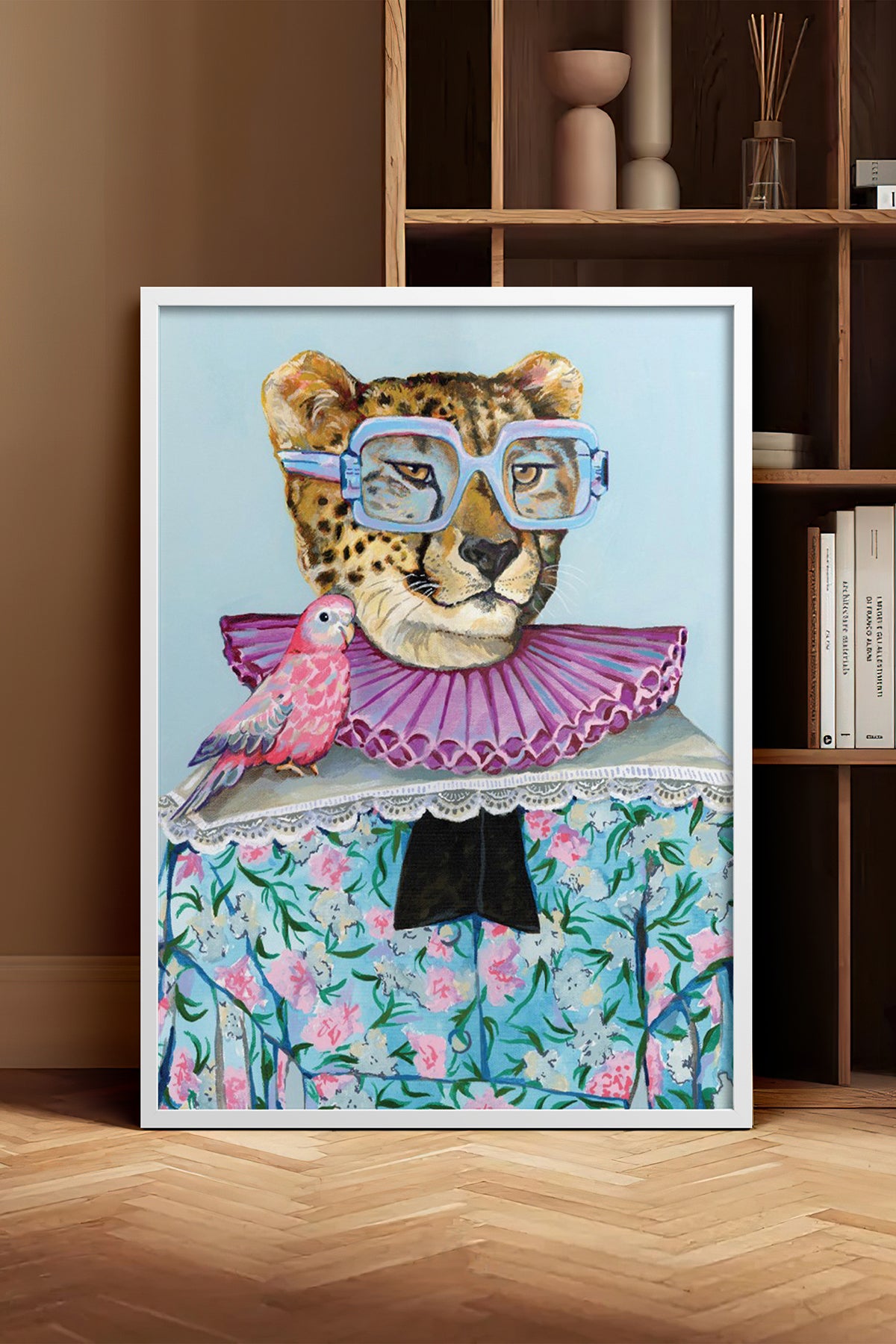 HOMEPACK Ahşap Çerçeveli Tablo Çerçeveli Poster Sanatsal Modern Duvar Dekoru BEK-8150