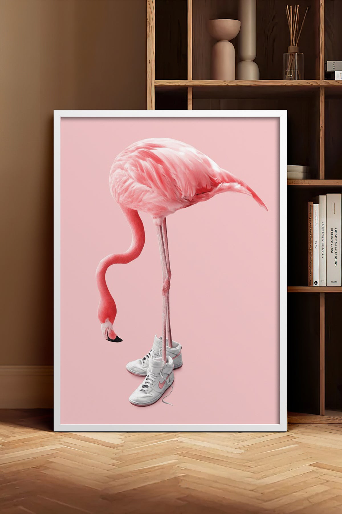 HOMEPACK Ahşap Çerçeveli Tablo Çerçeveli Poster Sanatsal Modern Duvar Dekoru BEK-8152