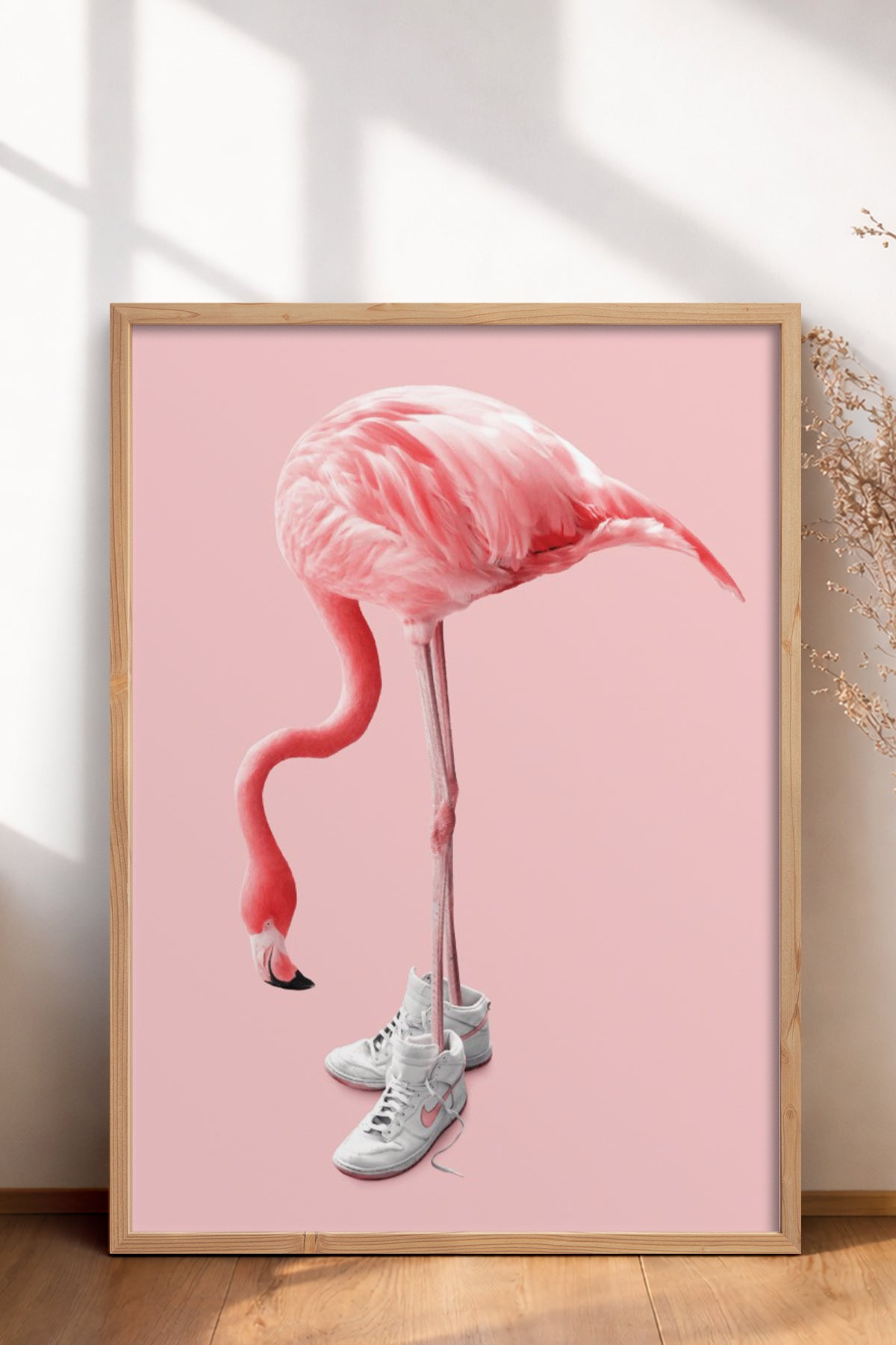 HOMEPACK Ahşap Çerçeveli Tablo Çerçeveli Poster Sanatsal Modern Duvar Dekoru BEK-8152