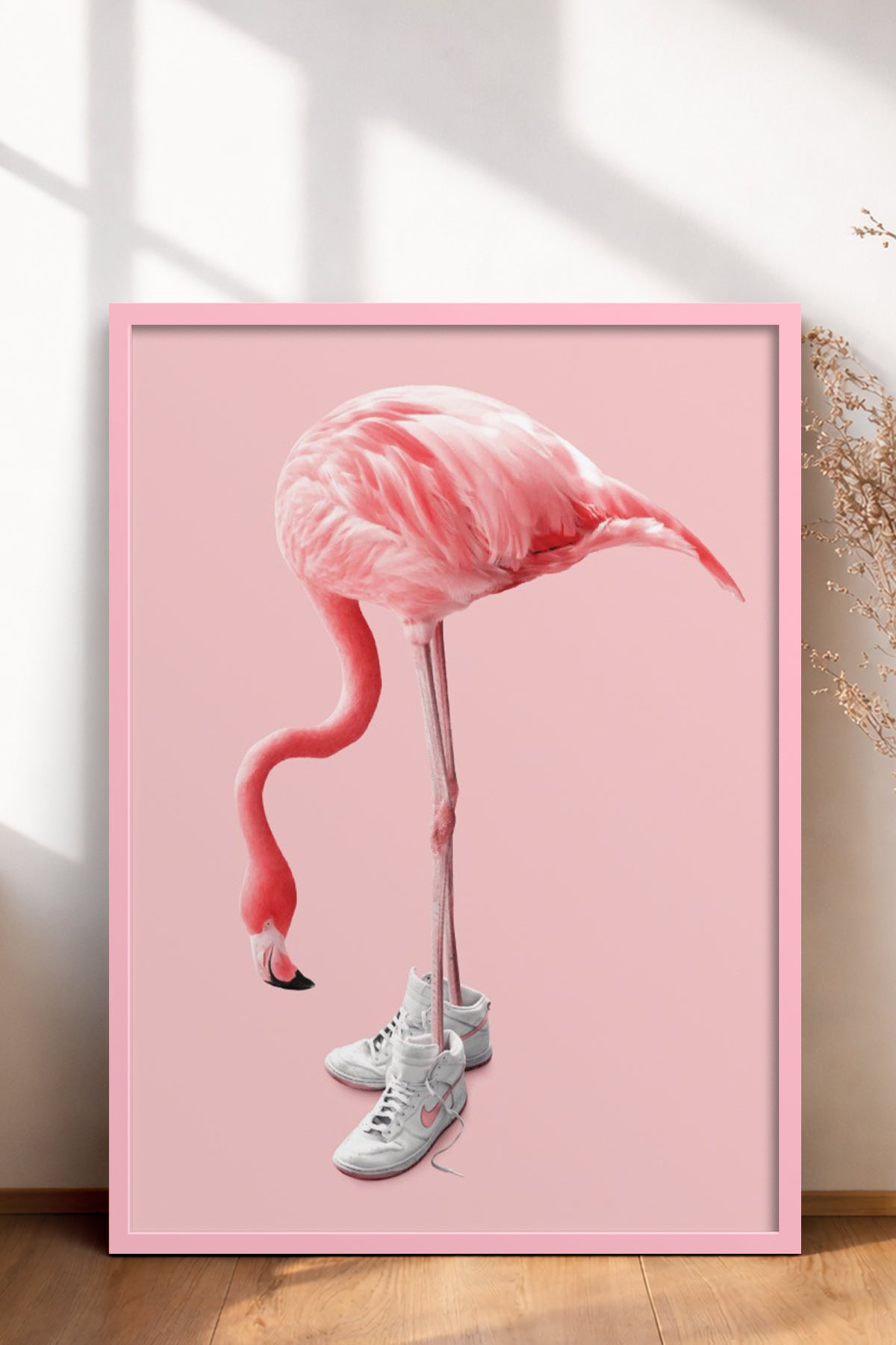 HOMEPACK Ahşap Çerçeveli Tablo Çerçeveli Poster Sanatsal Modern Duvar Dekoru BEK-8152