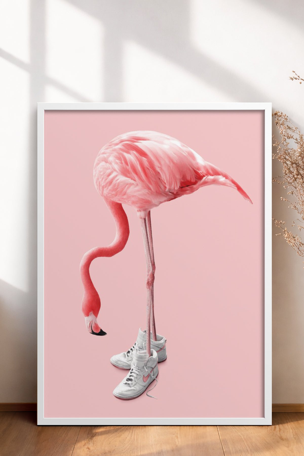 HOMEPACK Ahşap Çerçeveli Tablo Çerçeveli Poster Sanatsal Modern Duvar Dekoru BEK-8152