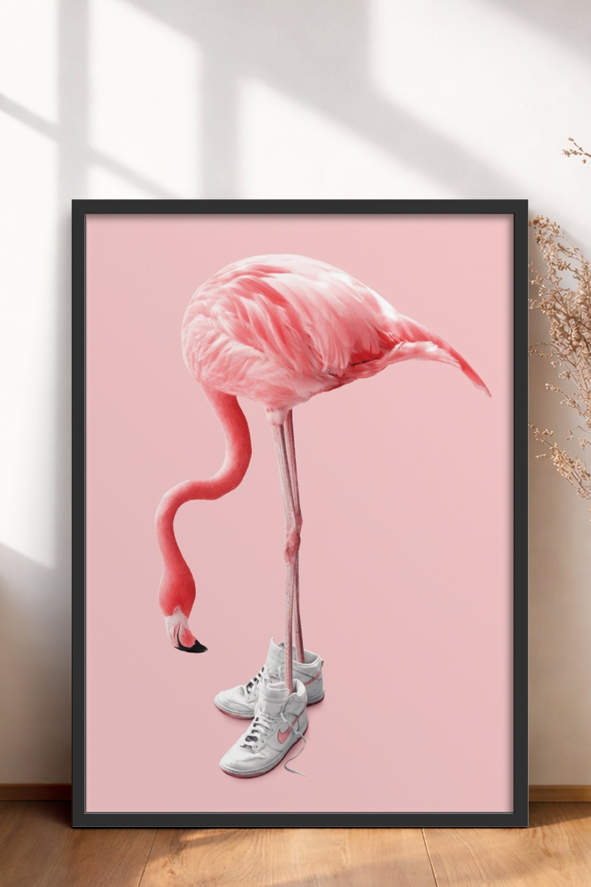 HOMEPACK Ahşap Çerçeveli Tablo Çerçeveli Poster Sanatsal Modern Duvar Dekoru BEK-8152