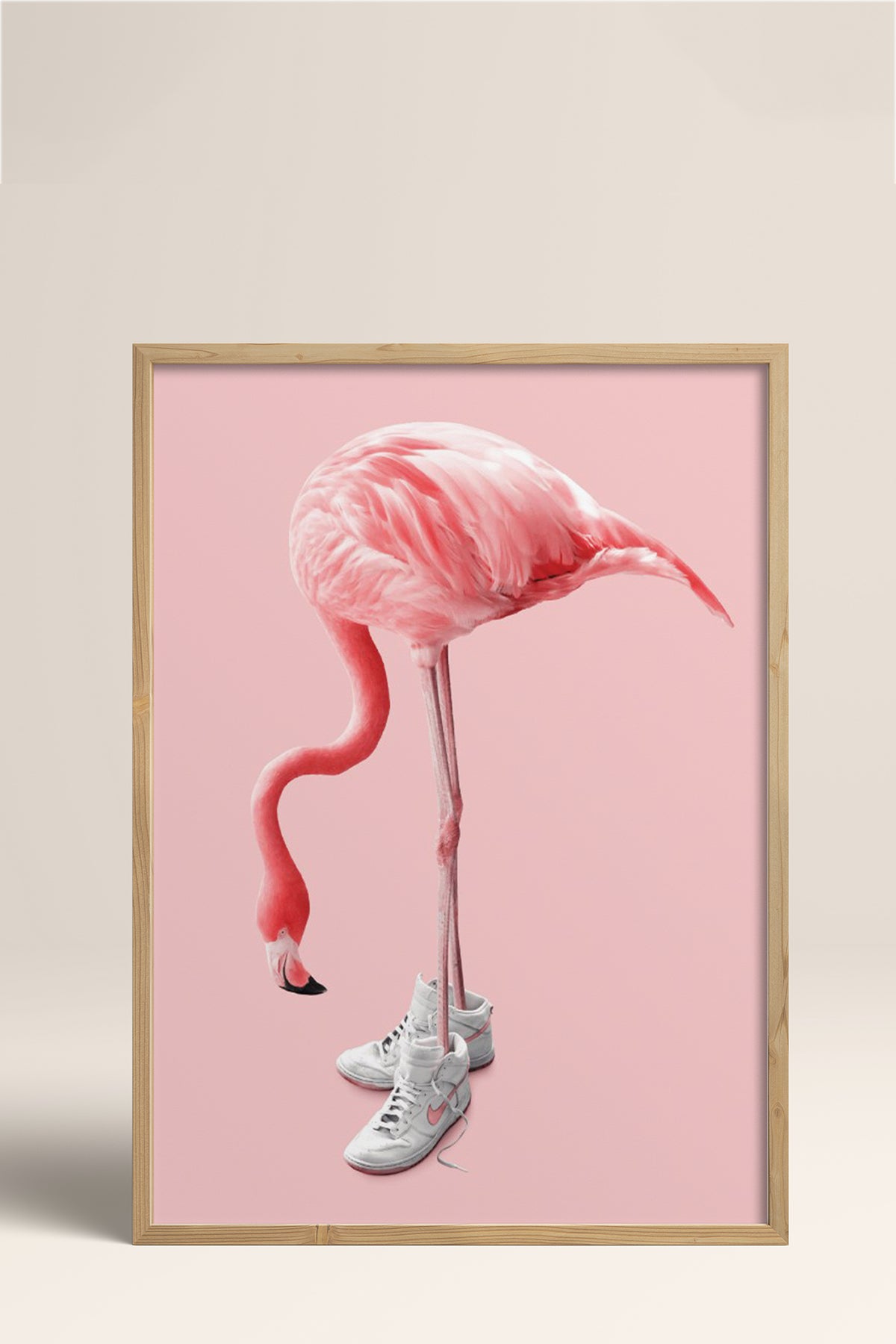 HOMEPACK Ahşap Çerçeveli Tablo Çerçeveli Poster Sanatsal Modern Duvar Dekoru BEK-8152