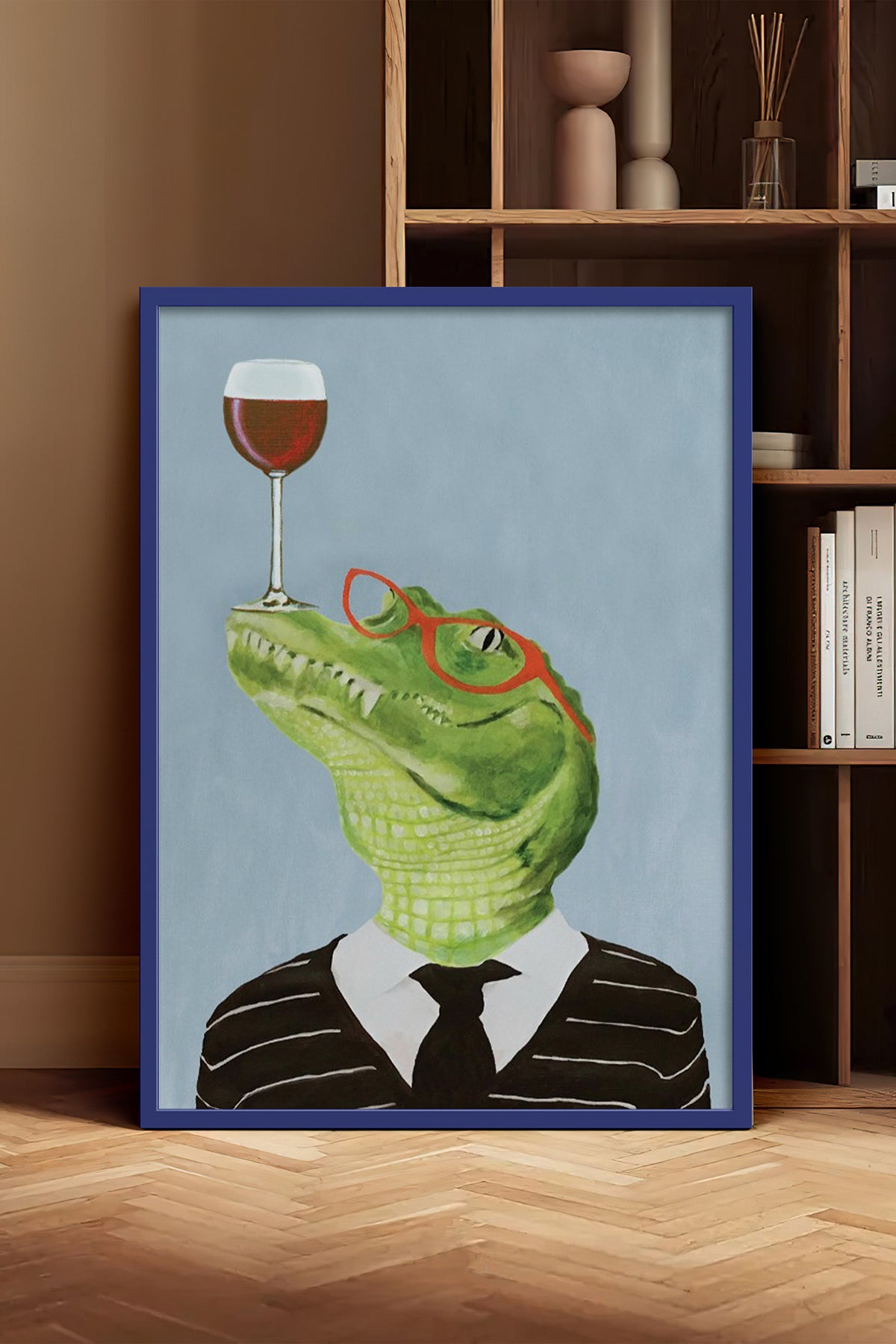 HOMEPACK Ahşap Çerçeveli Tablo Çerçeveli Poster Sanatsal Modern Duvar Dekoru BEK-8153
