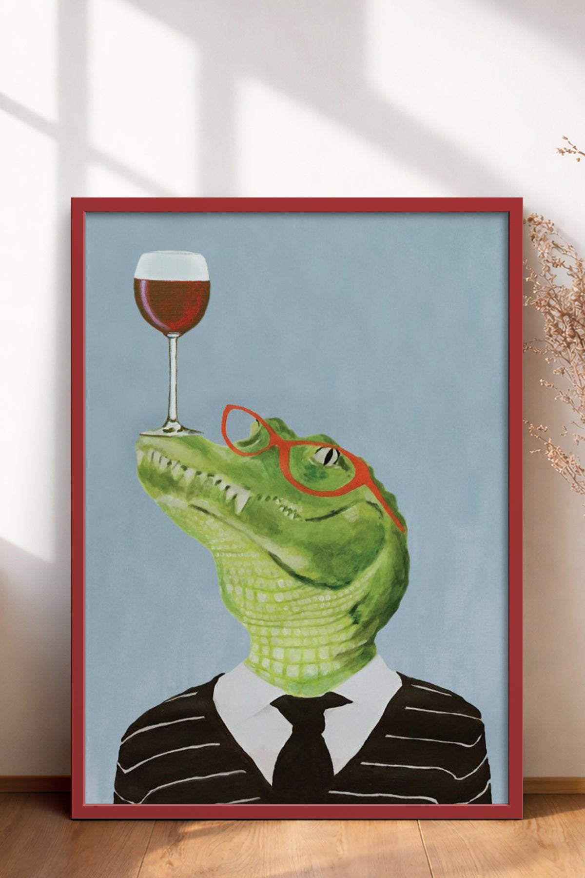 HOMEPACK Ahşap Çerçeveli Tablo Çerçeveli Poster Sanatsal Modern Duvar Dekoru BEK-8153
