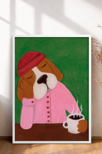 HOMEPACK Ahşap Çerçeveli Tablo Çerçeveli Poster Sanatsal Modern Duvar Dekoru BEK-8154