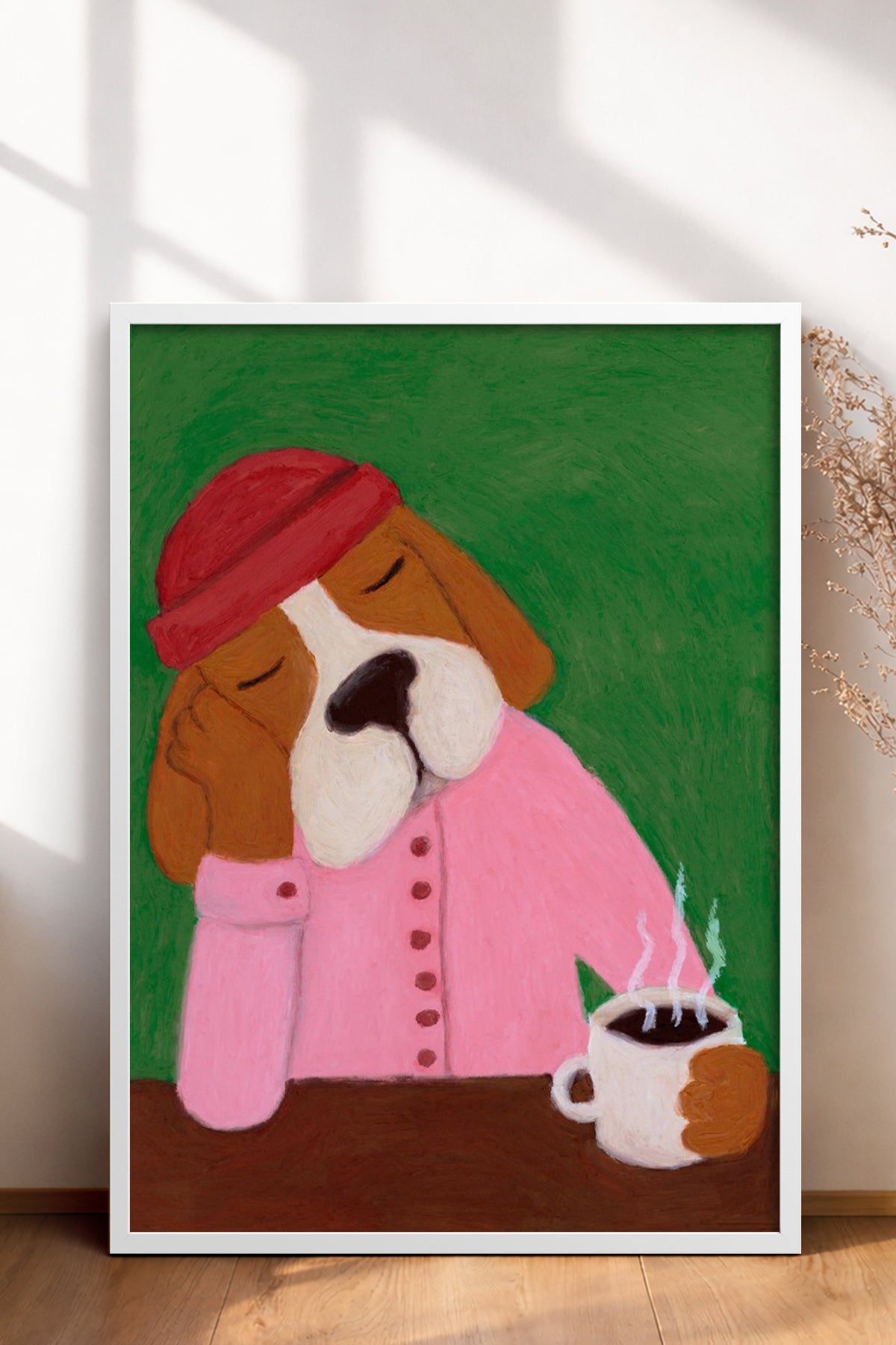 HOMEPACK Ahşap Çerçeveli Tablo Çerçeveli Poster Sanatsal Modern Duvar Dekoru BEK-8154