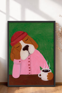 HOMEPACK Ahşap Çerçeveli Tablo Çerçeveli Poster Sanatsal Modern Duvar Dekoru BEK-8154
