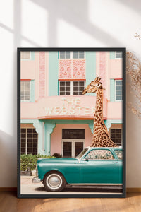 HOMEPACK Ahşap Çerçeveli Tablo Çerçeveli Poster Sanatsal Modern Duvar Dekoru BEK-8155