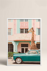 HOMEPACK Ahşap Çerçeveli Tablo Çerçeveli Poster Sanatsal Modern Duvar Dekoru BEK-8155