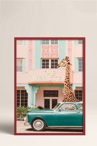 HOMEPACK Ahşap Çerçeveli Tablo Çerçeveli Poster Sanatsal Modern Duvar Dekoru BEK-8155