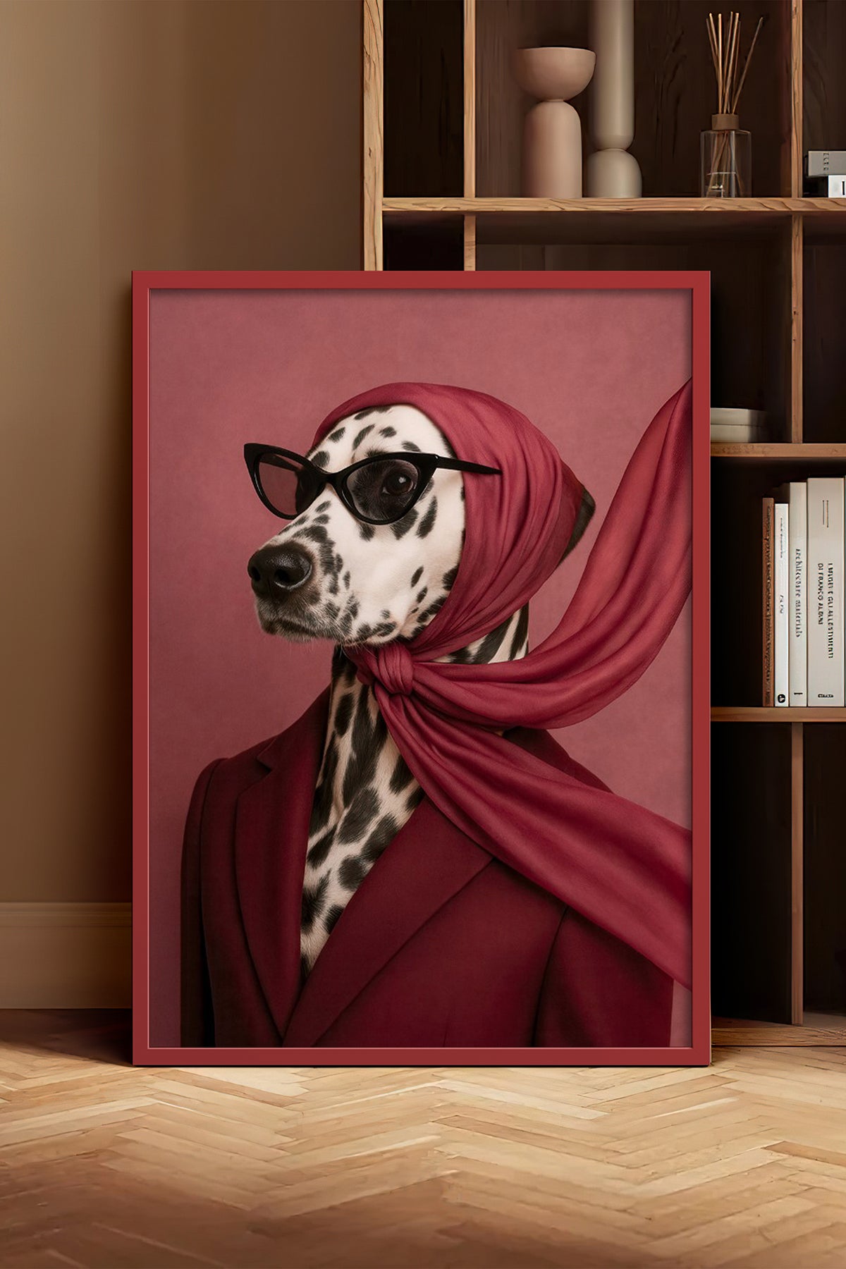 HOMEPACK Ahşap Çerçeveli Tablo Çerçeveli Poster Sanatsal Modern Duvar Dekoru BEK-8156