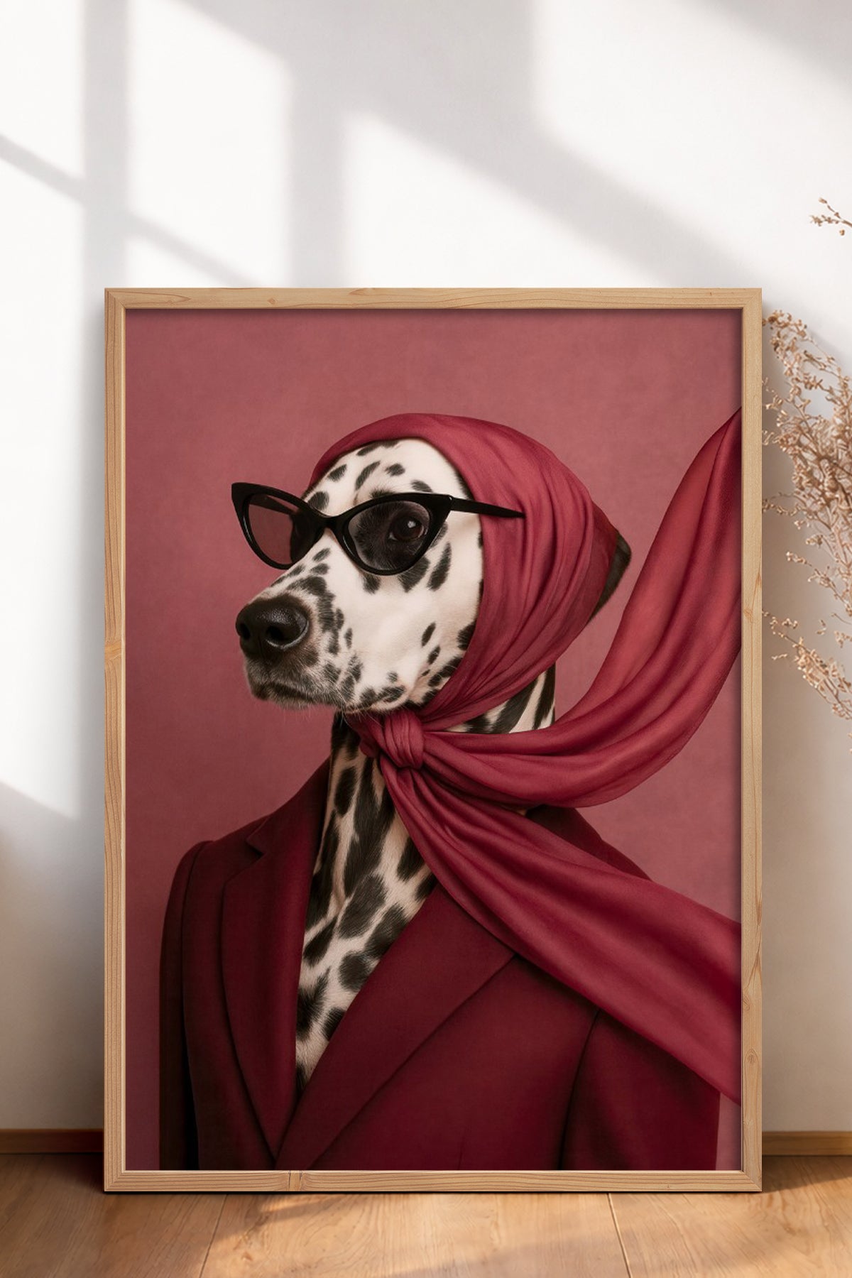HOMEPACK Ahşap Çerçeveli Tablo Çerçeveli Poster Sanatsal Modern Duvar Dekoru BEK-8156