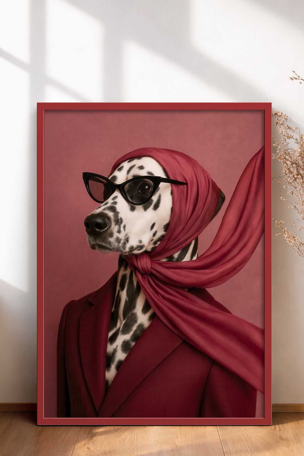 HOMEPACK Ahşap Çerçeveli Tablo Çerçeveli Poster Sanatsal Modern Duvar Dekoru BEK-8156