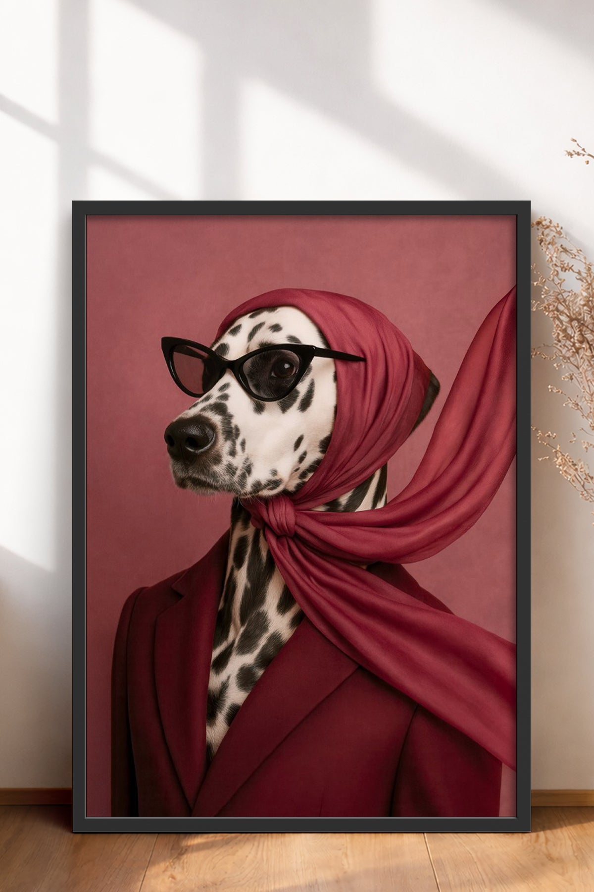 HOMEPACK Ahşap Çerçeveli Tablo Çerçeveli Poster Sanatsal Modern Duvar Dekoru BEK-8156