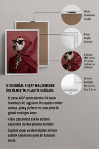HOMEPACK Ahşap Çerçeveli Tablo Çerçeveli Poster Sanatsal Modern Duvar Dekoru BEK-8156