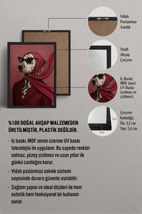 HOMEPACK Ahşap Çerçeveli Tablo Çerçeveli Poster Sanatsal Modern Duvar Dekoru BEK-8156