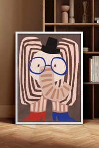 HOMEPACK Ahşap Çerçeveli Tablo Çerçeveli Poster Sanatsal Modern Duvar Dekoru BEK-8157