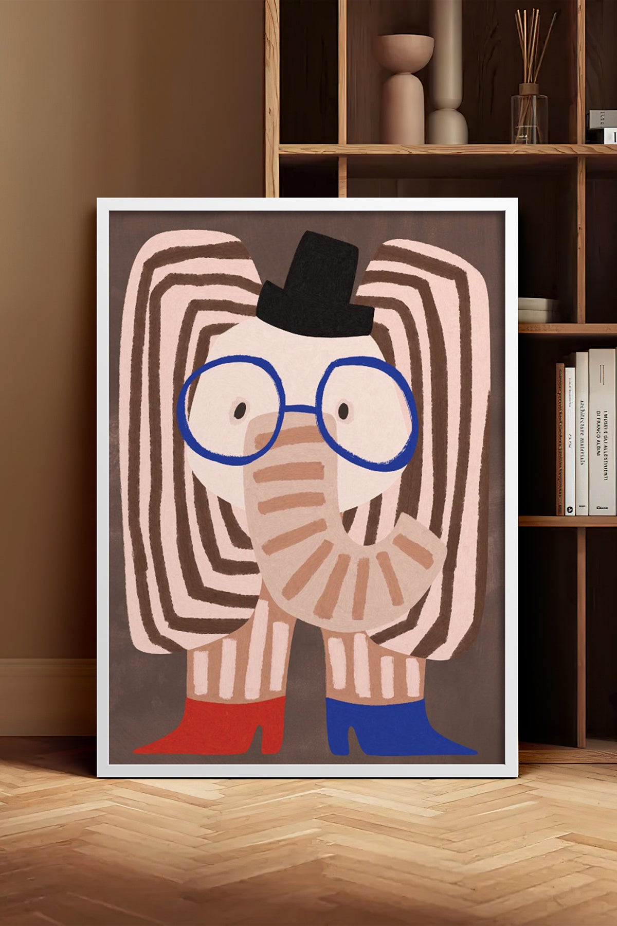 HOMEPACK Ahşap Çerçeveli Tablo Çerçeveli Poster Sanatsal Modern Duvar Dekoru BEK-8157