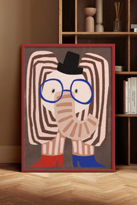 HOMEPACK Ahşap Çerçeveli Tablo Çerçeveli Poster Sanatsal Modern Duvar Dekoru BEK-8157